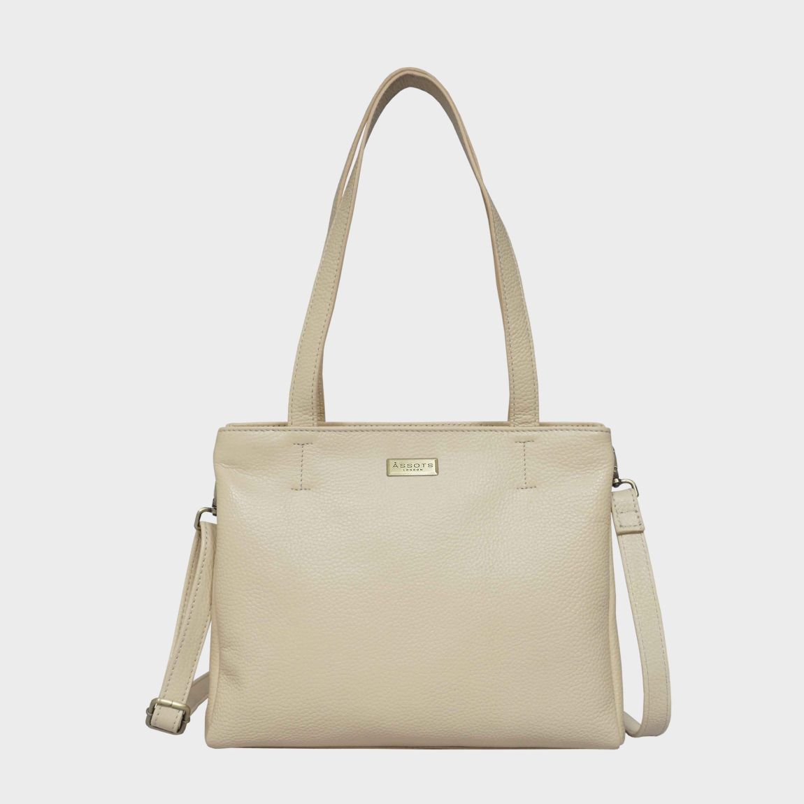 'DEBRA' Pebble Grain Real Leather Crossbody Shoulder Bag main product photo