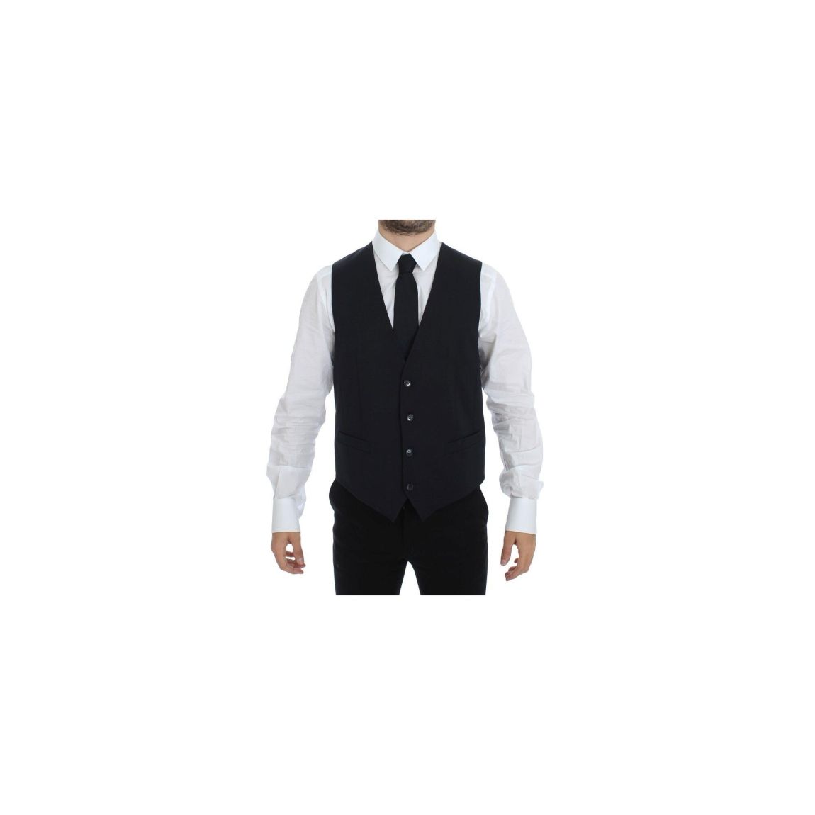 Waistcoat Classic VNeck - Blue Vests main product photo