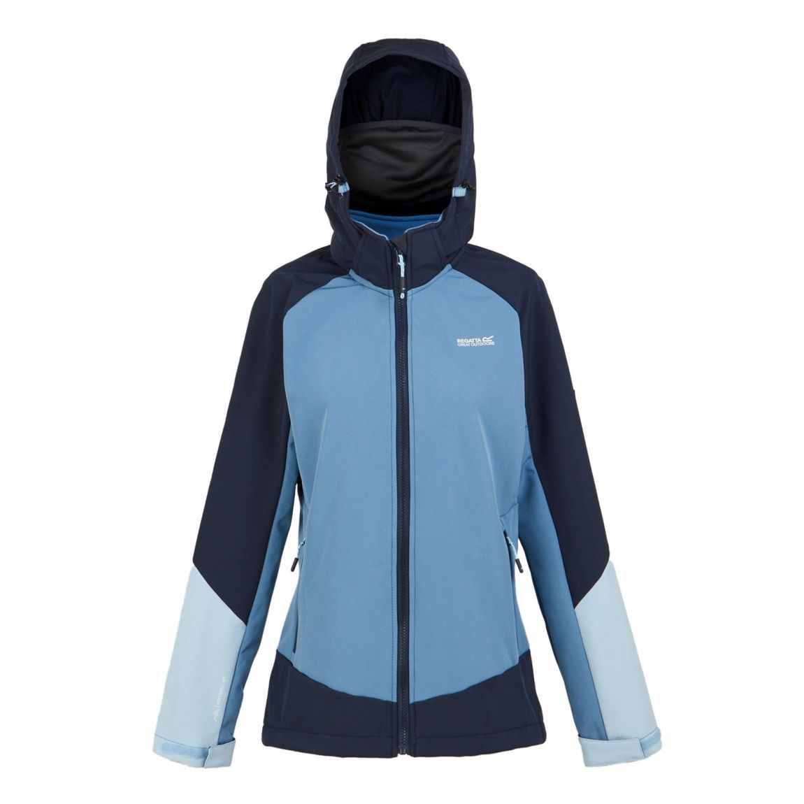Soft Shell Jacket Desoto X Polyester Navy/Coronet Blue main product photo