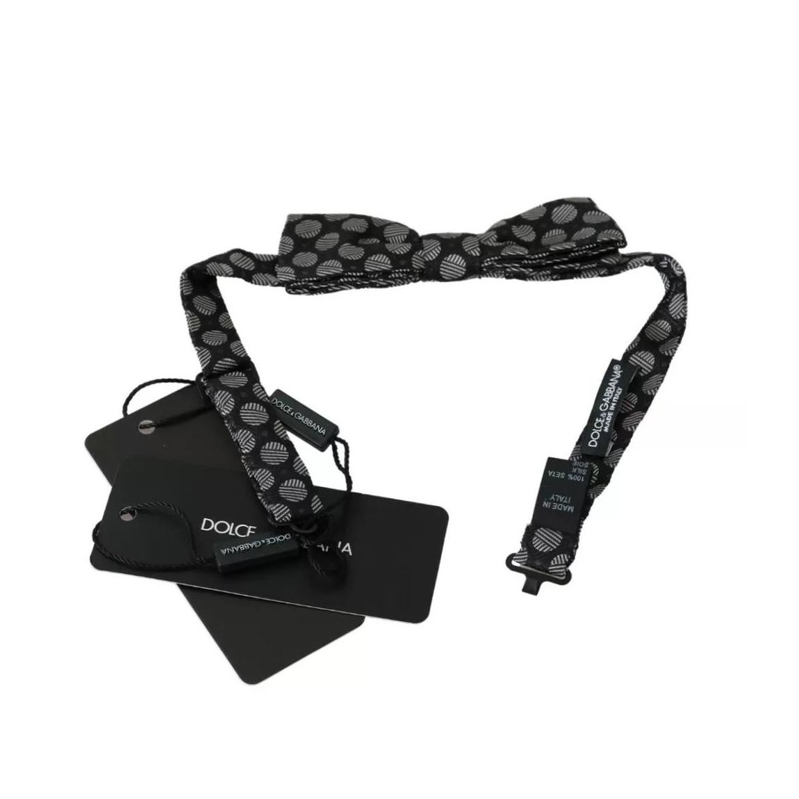 Polka Dot Bow Tie - Black Ties main product photo
