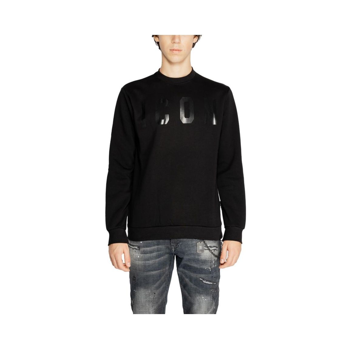 ICON Crewneck Sweatshirt - Black Clothing main product photo
