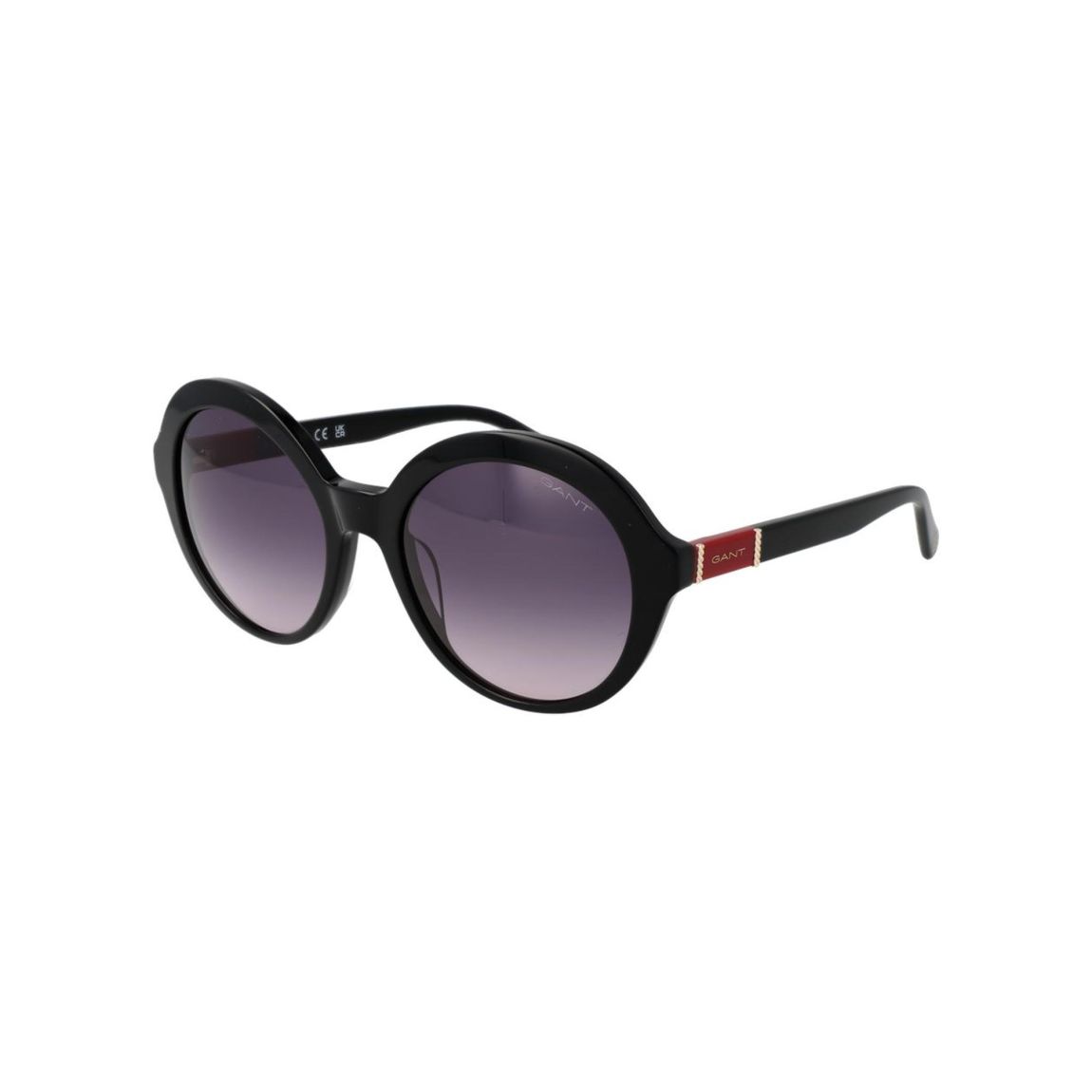 Round Sunglasses Gradient Lenses Wo - Black main product photo