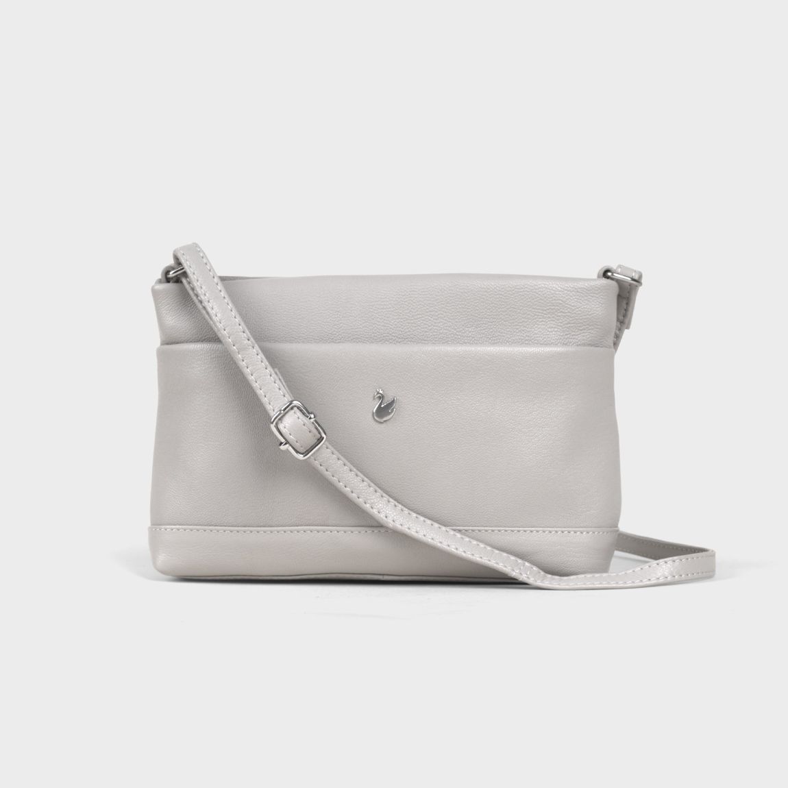'SANDRA' Soft Nappa Full Grain Real Leather Crossbody Bag main product photo