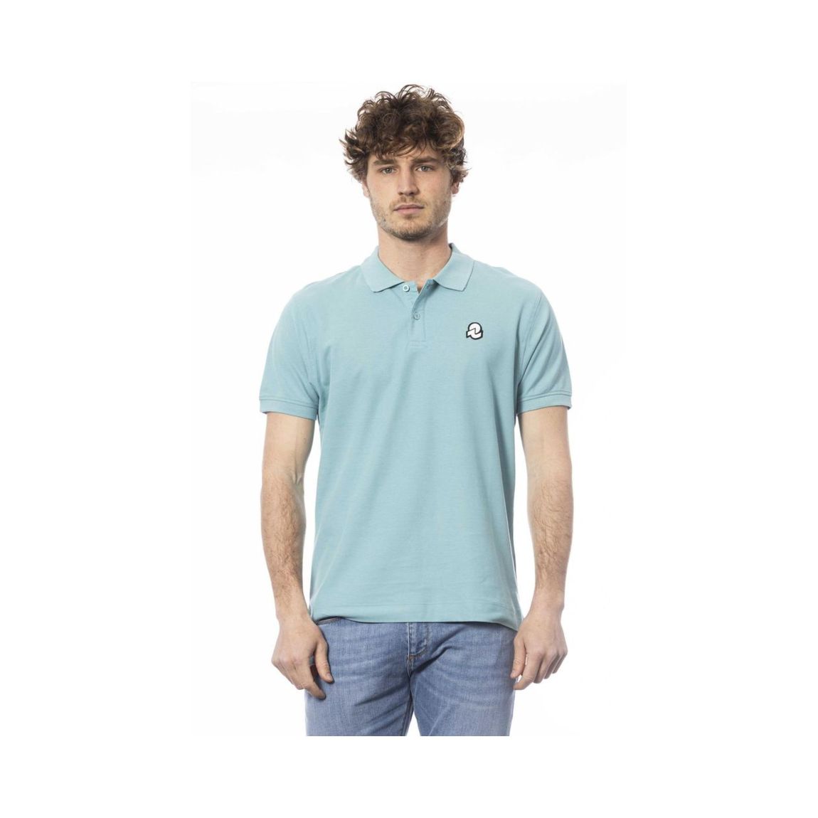 Short Sleeve Polo Shirt - Light Blue main product photo