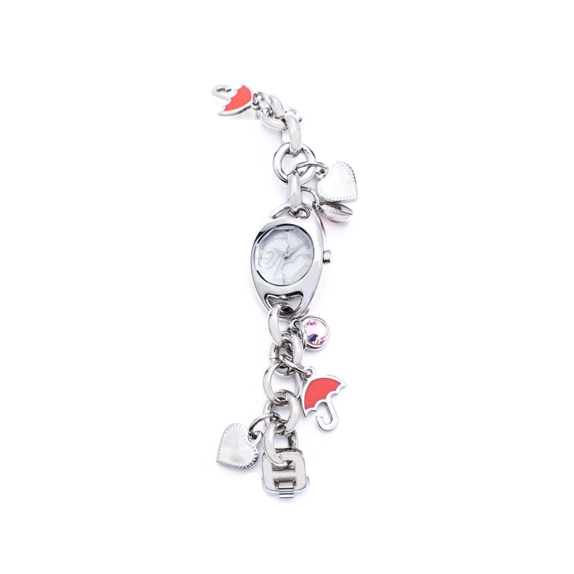 Charm Bracelet Watch Silver Oval Face Wo Watches main product photo