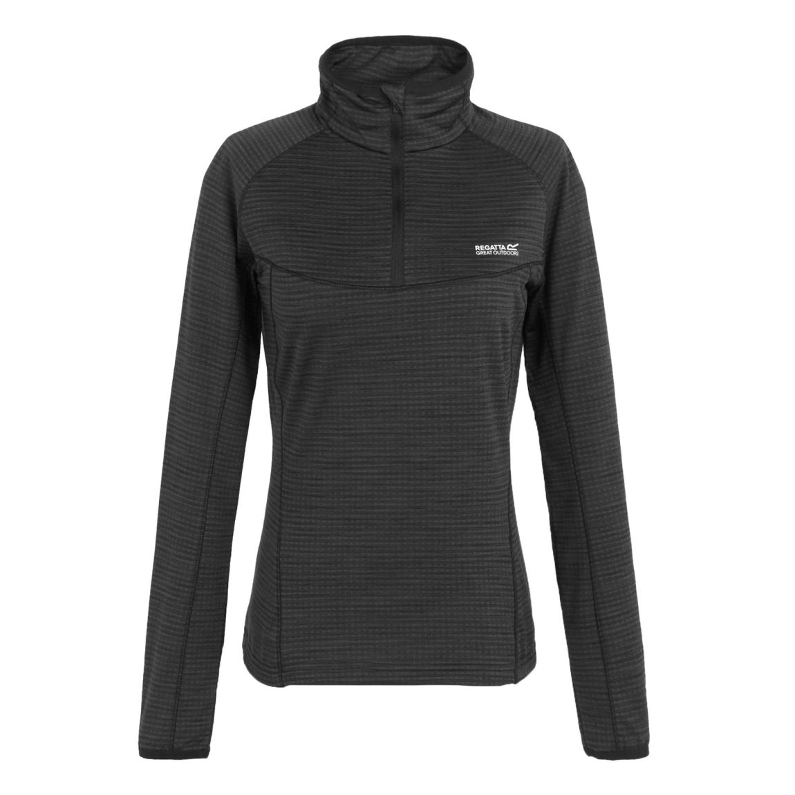 Fleece Top Yonder II Recycled Polyester Black main product photo