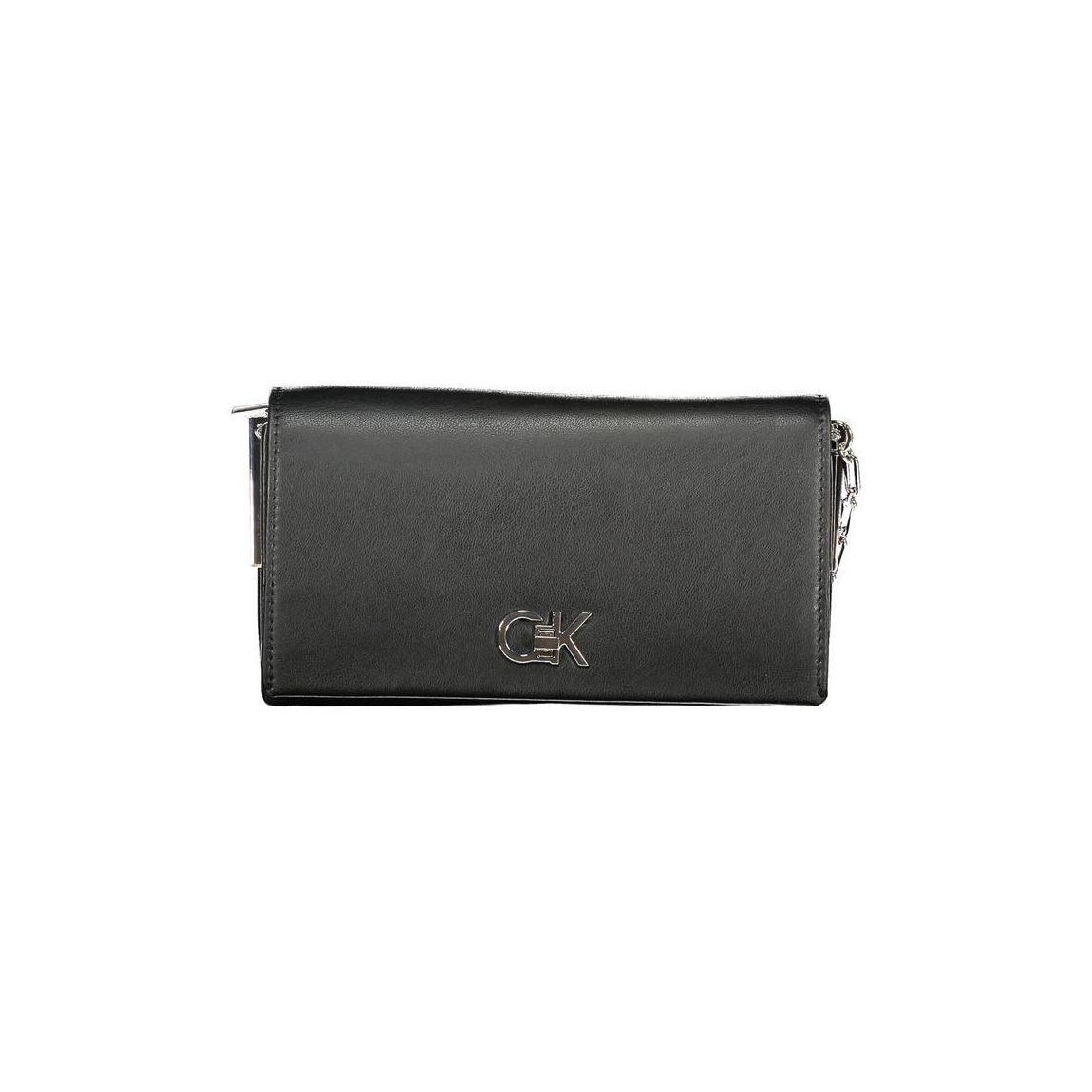 Chain Wallet Leather Handbag Wo - Black main product photo