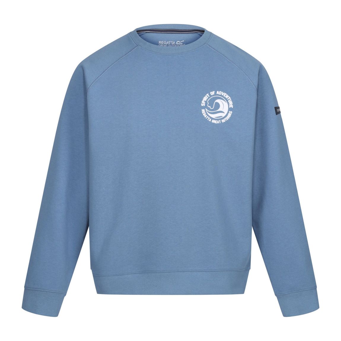 Mens Nithsdale Wave Crew Neck Sweatshirt Coronet Blue main product photo