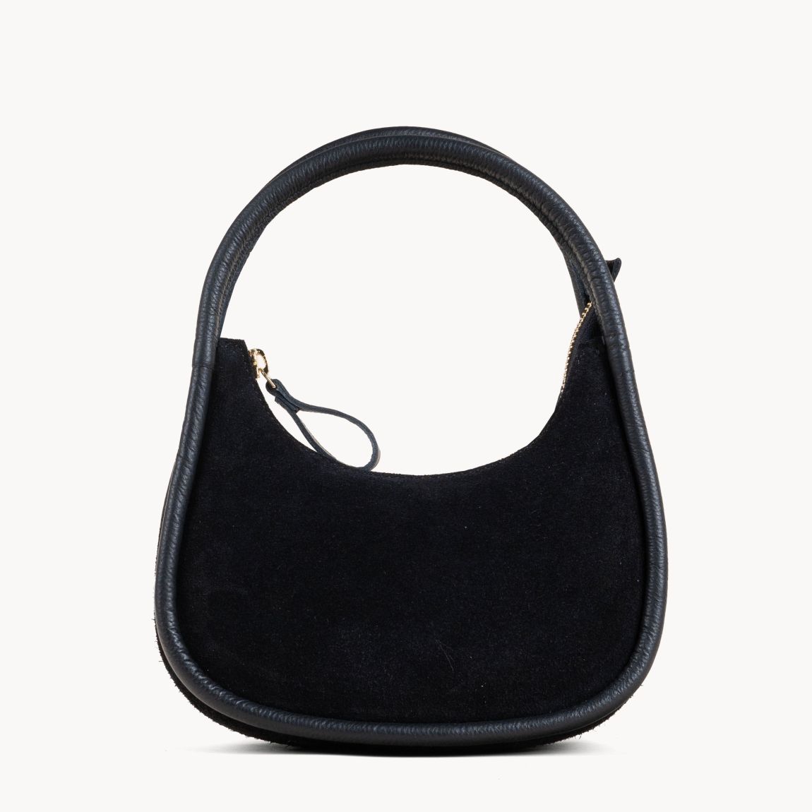 FAYE' Suede Real Leather Shoulder Mini Grab Bag main product photo