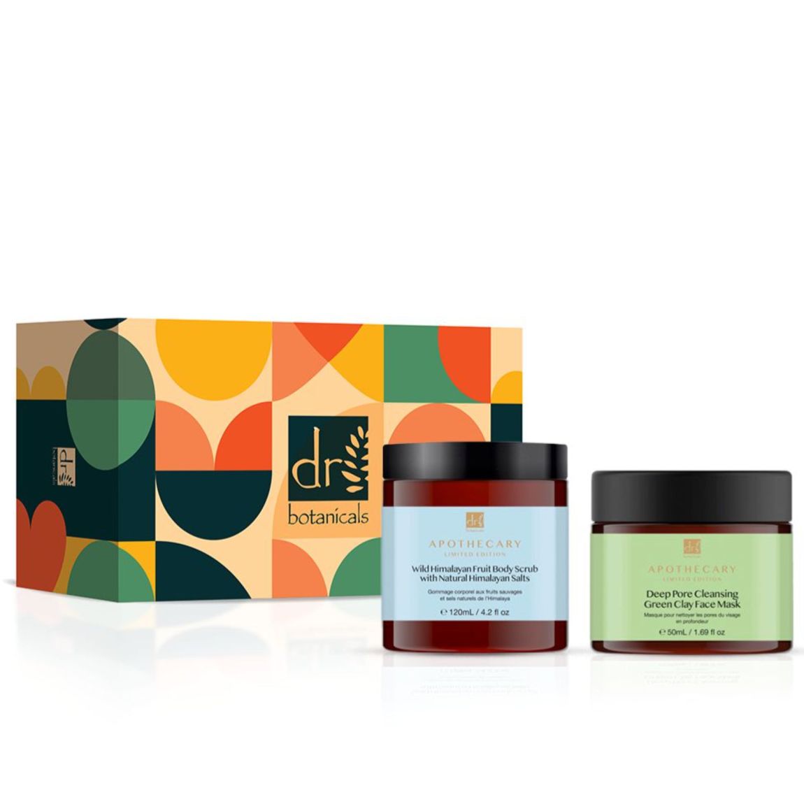 Dr Botanicals Rebalancing Mask & Himalayan Body Scrub Anti-Ageing Kit main product photo