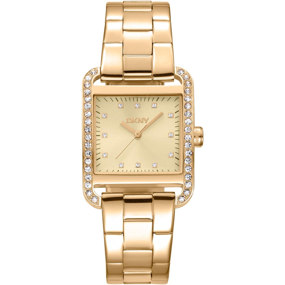 NY8558 Square Crystal Watch Wo - Yellow Watches main product photo
