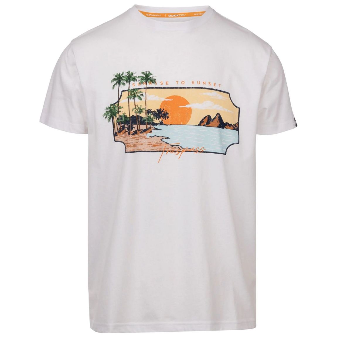 Mens Pendla Printed T-Shirt White main product photo