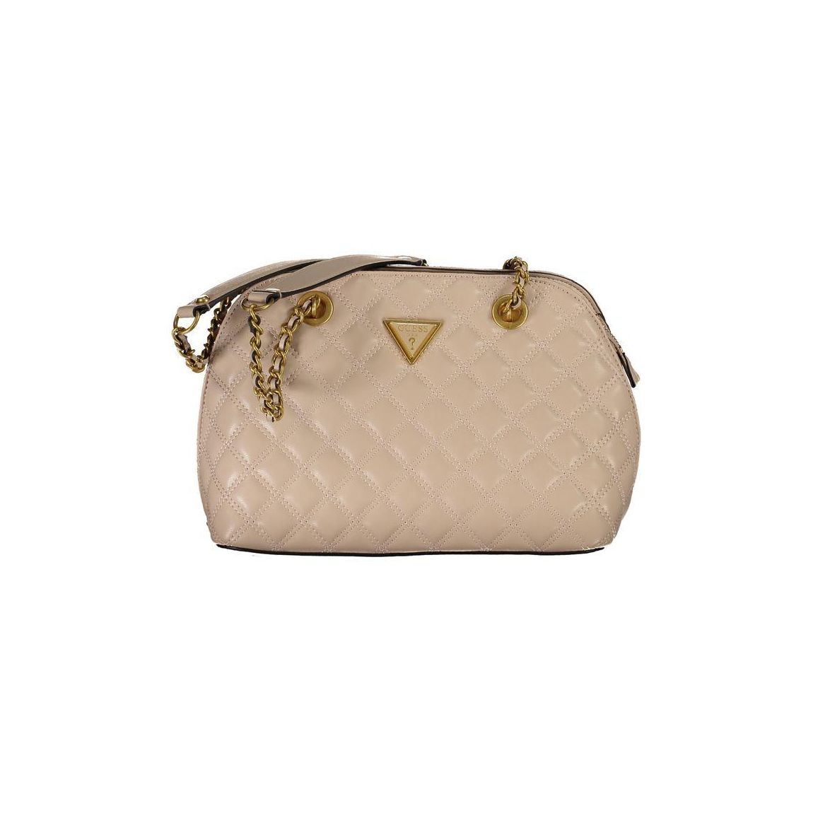 Quilted Hobo Bag Chain Strap Style Wo - Beige Handbags main product photo
