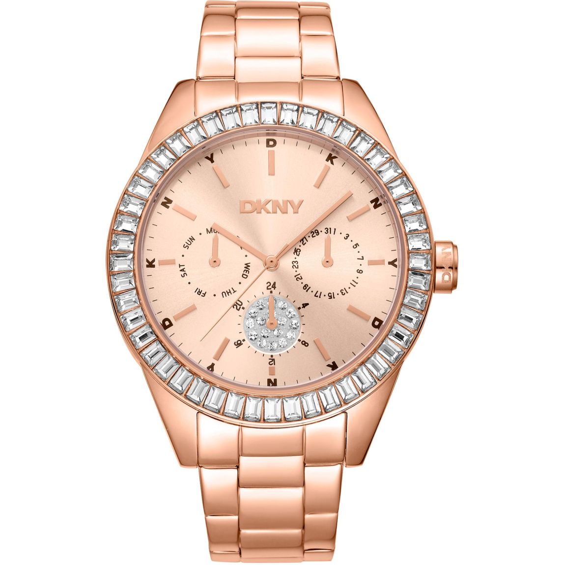 Rose Gold Watch Crystal Bezel Wo - Yellow Watches main product photo
