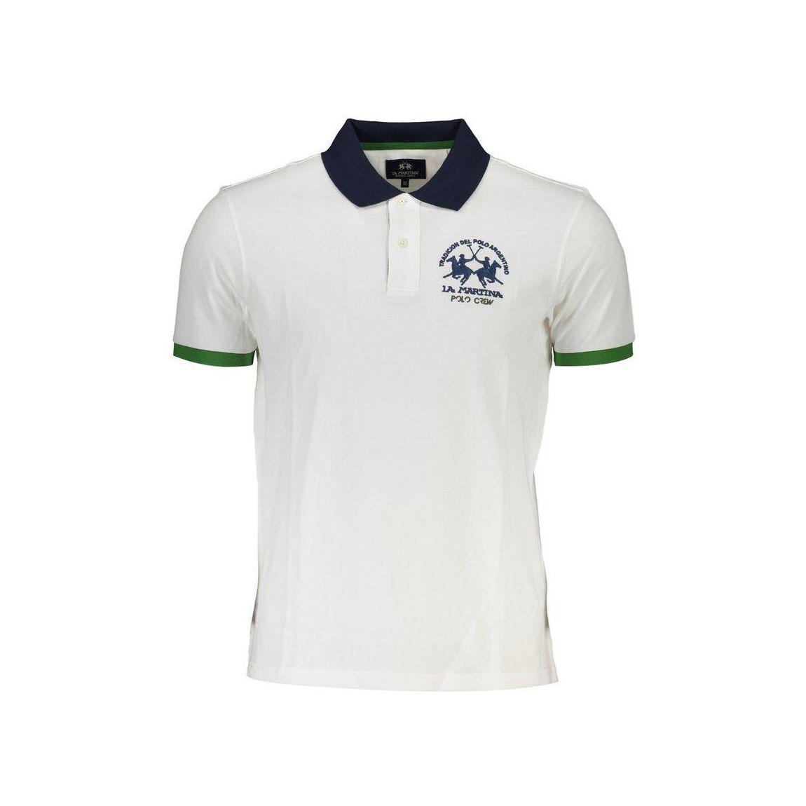 Polo Shirt with Embroidered Logo - White Polos main product photo