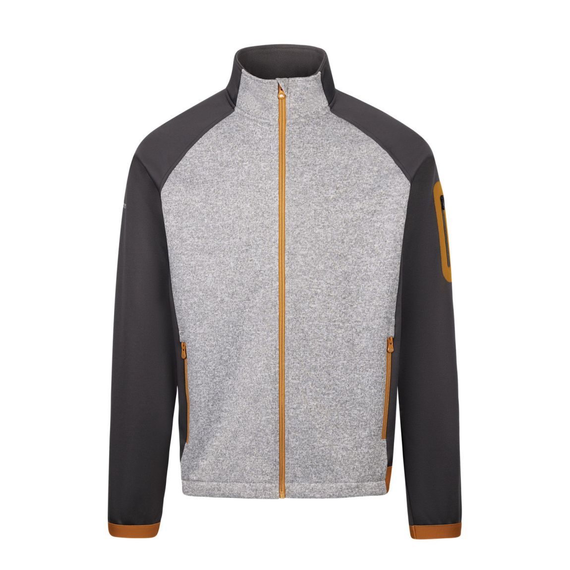 Mens AT300 Foxearth Full Zip Fleece Jacket Grey Marl main product photo
