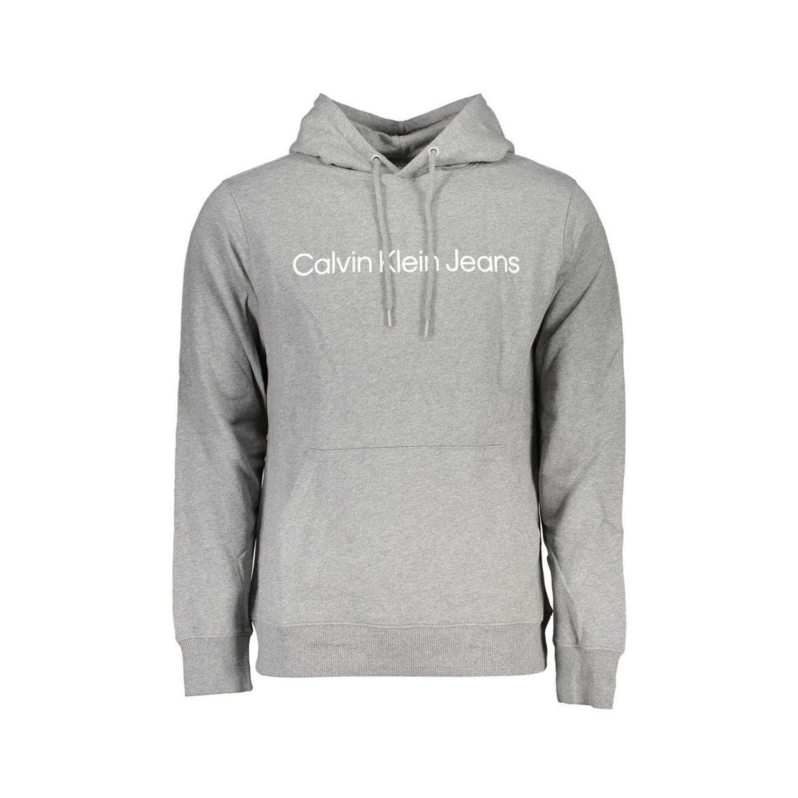 Calvin Klein Jeans Hoodie Grey - Gray Sweaters main product photo