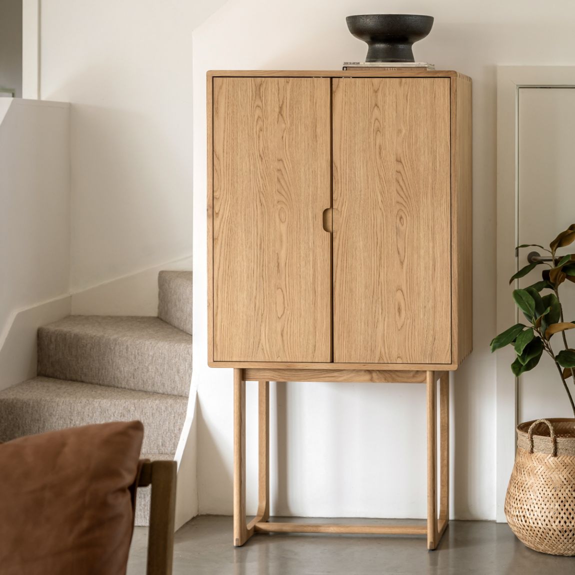 Timberline Cocktail Cabinet Natural main product photo