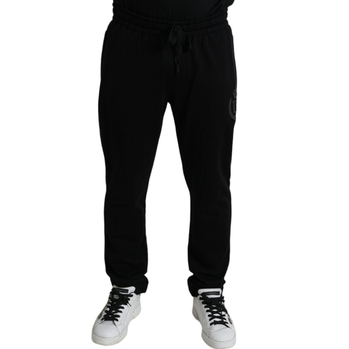Crown Logo Sweatpants Joggers - Black Jeans main product photo