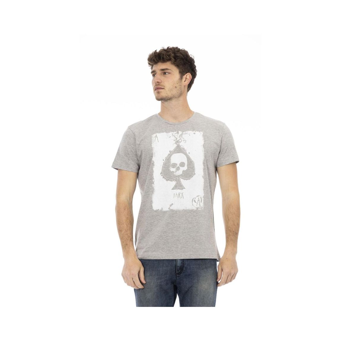 Ace of Spades Tee Grey - Gray T-Shirts main product photo