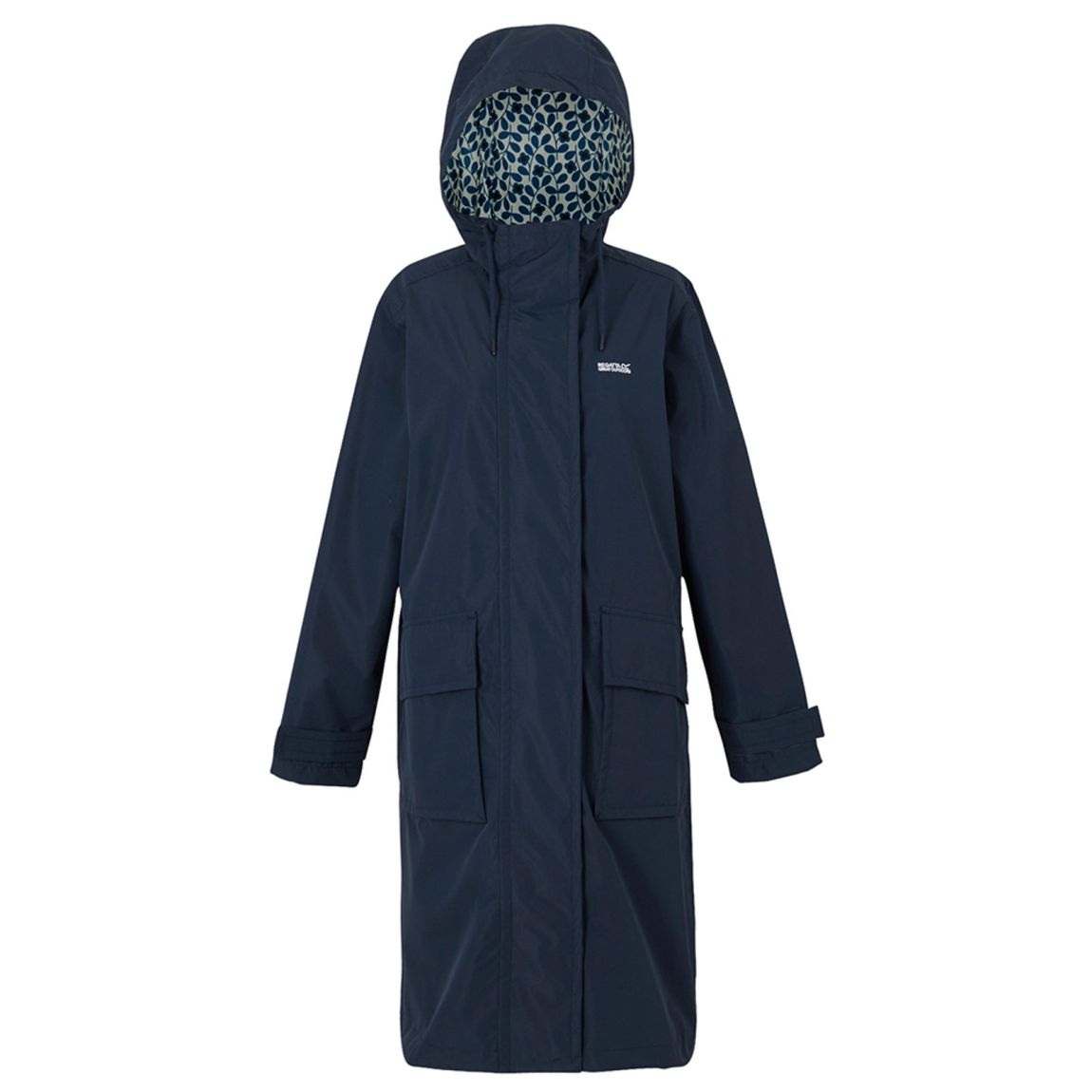Waterproof Jacket Orla Kiely Mac II Recycled Polyester Navy main product photo