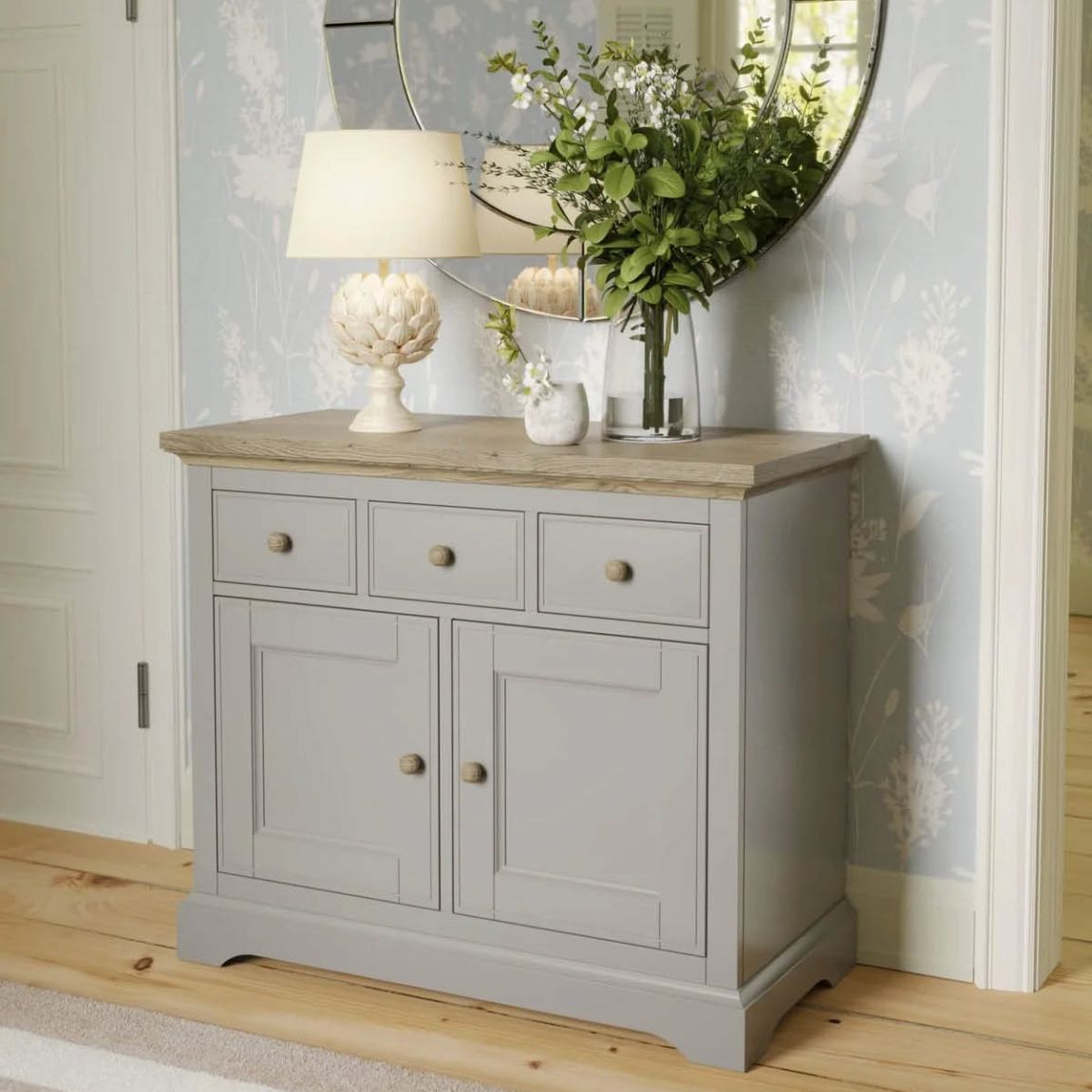 Oakham 2 Door Sideboard Pale French Grey main product photo