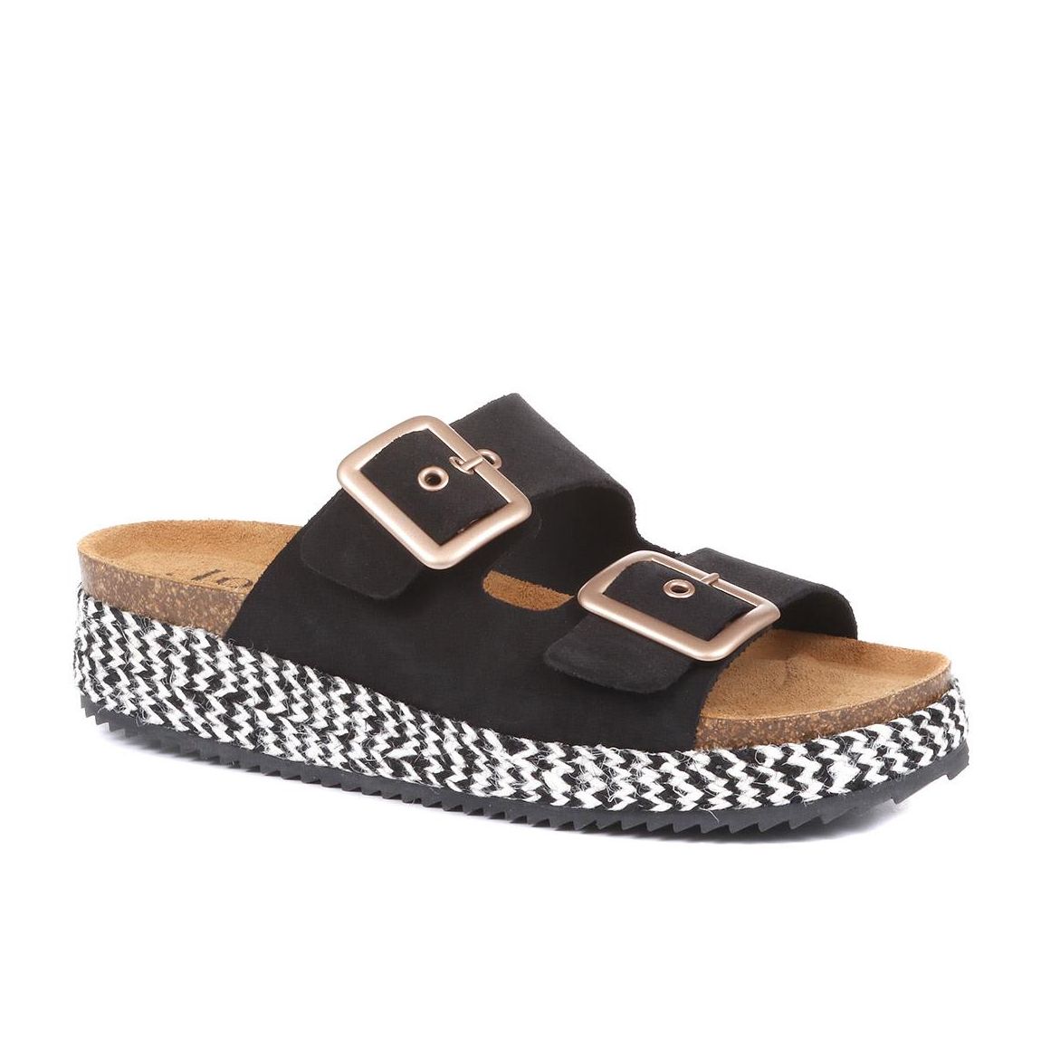 Tammy Double Buckle Mule Sandals main product photo