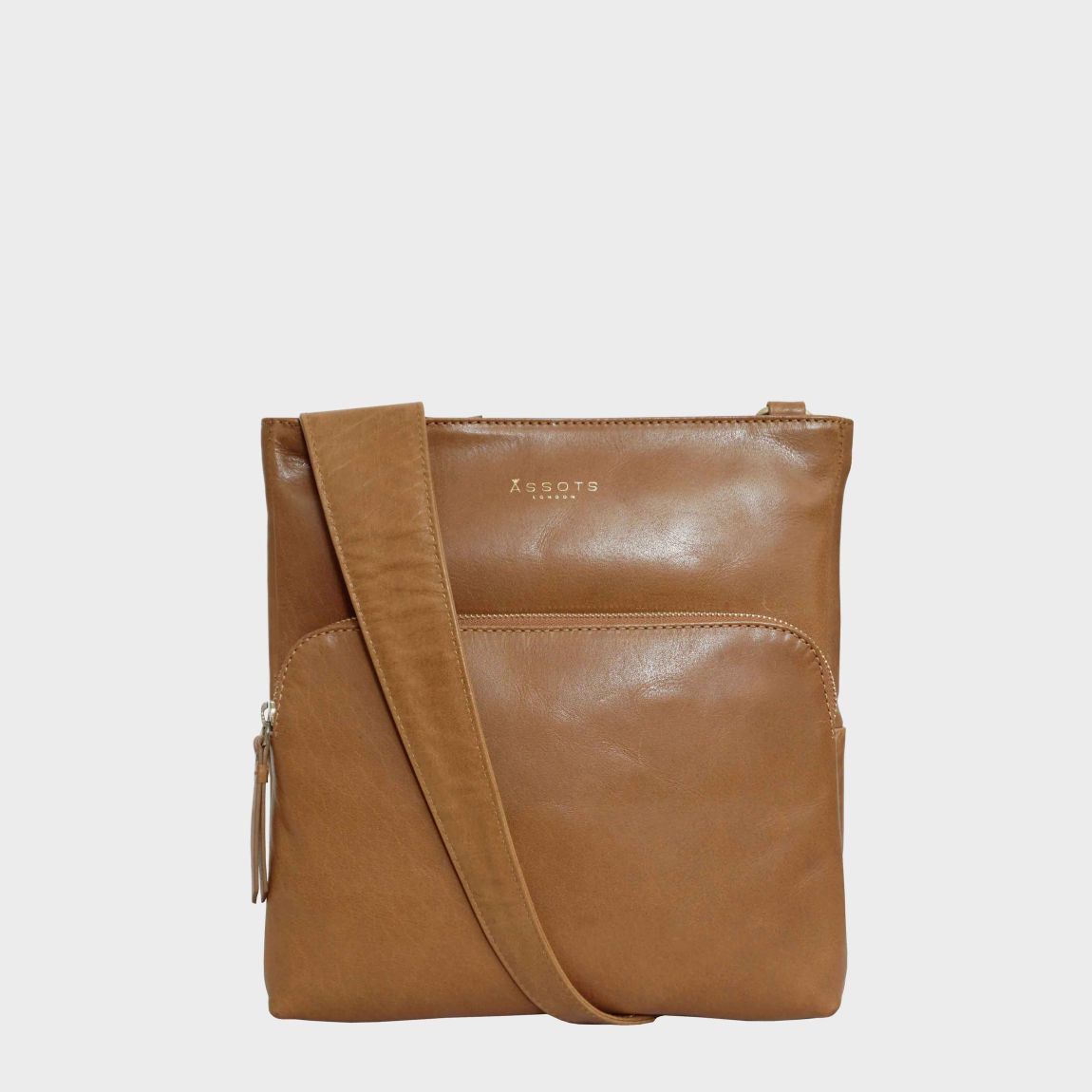'CANARY' Vintage Real Leather Crossbody bag main product photo