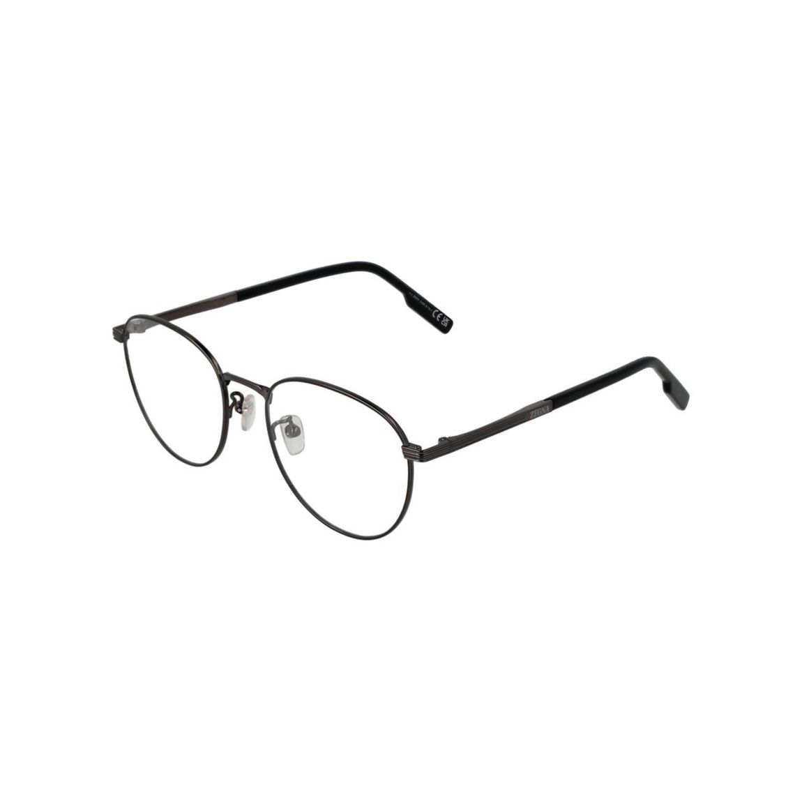 Zegna EZ5082 Gunmetal Eyeglasses - Gray Frames For main product photo