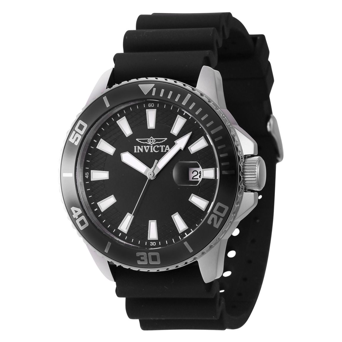 Pro Diver watch Silicone Strap model - Black Watches main product photo