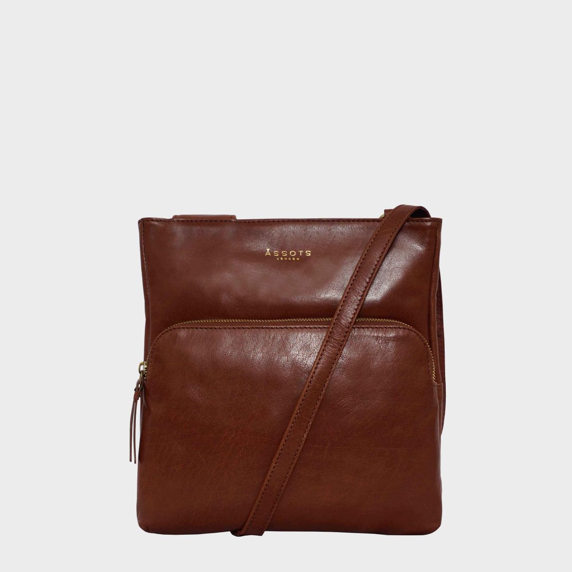 'CANARY' Vintage Real Leather Crossbody bag main product photo
