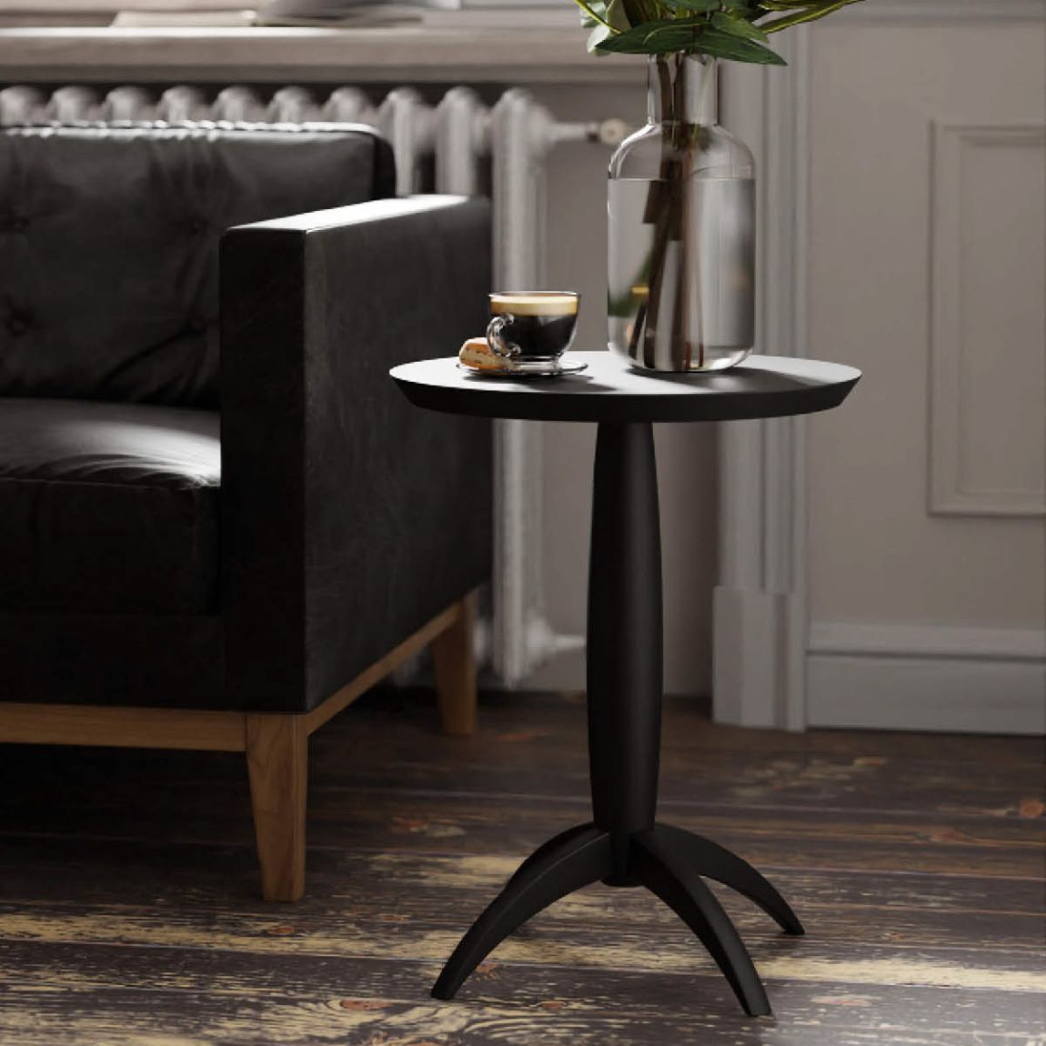 Brecon Black Side Table main product photo