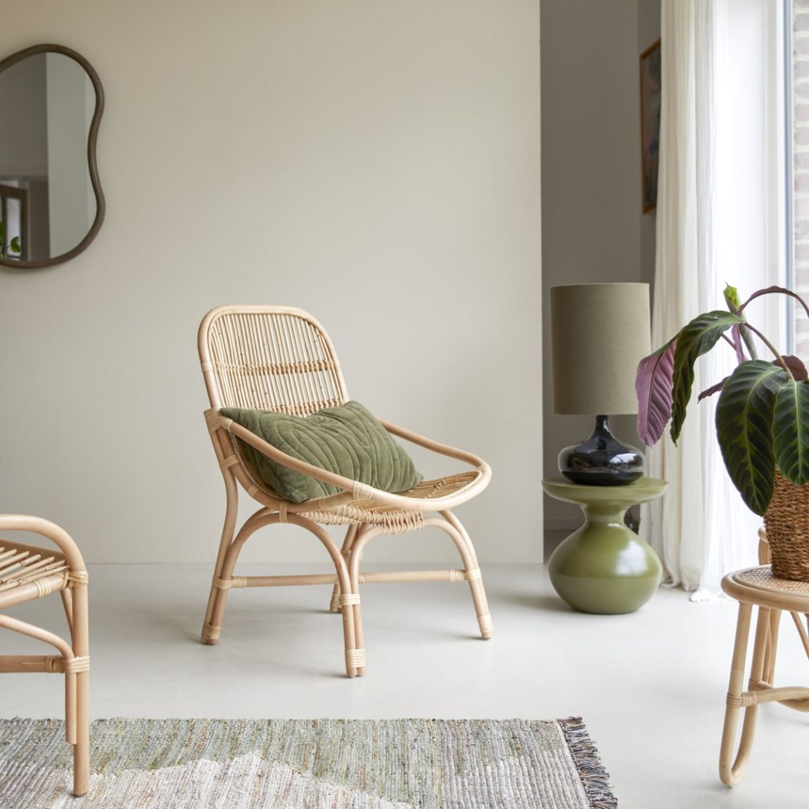 Pia - Rattan armchair main product photo