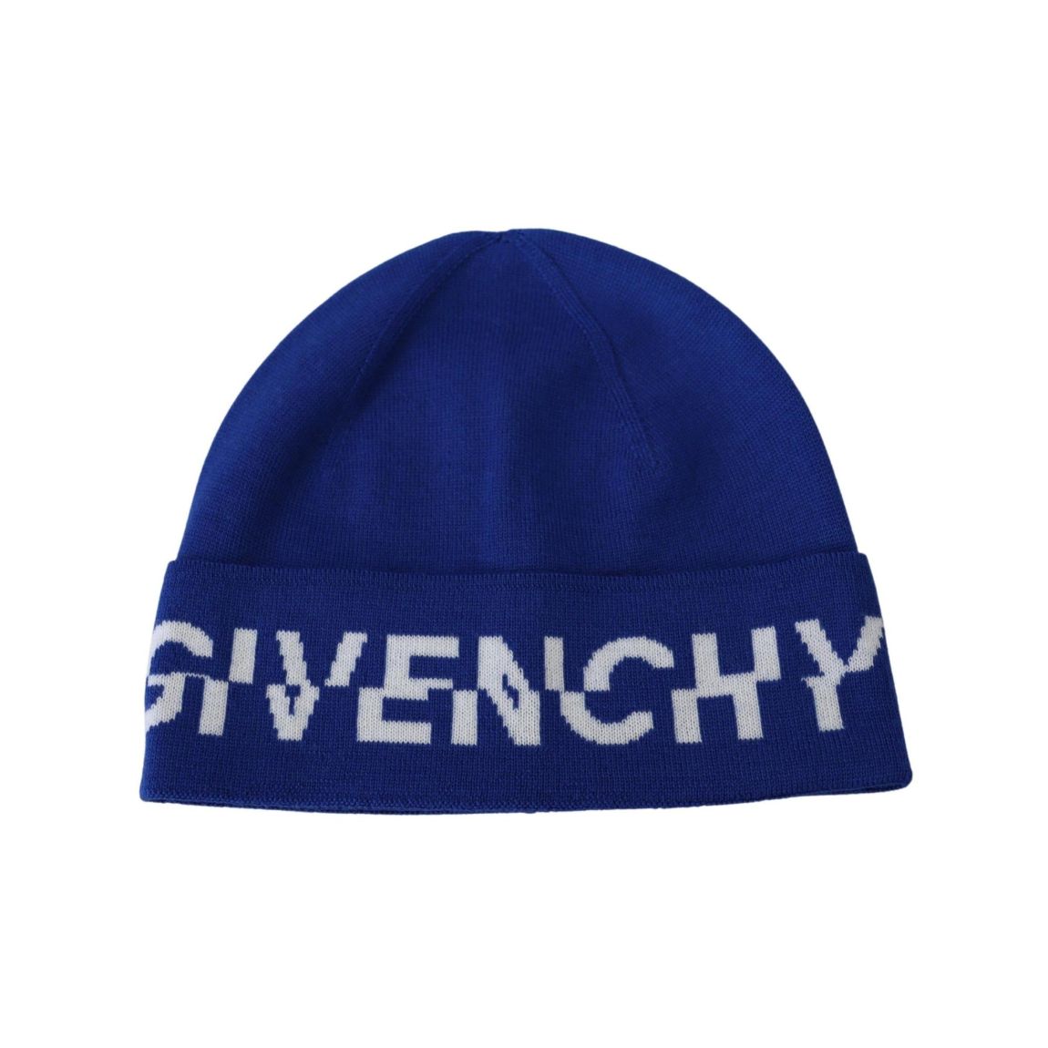 Knit Hat Beanie - Blue main product photo