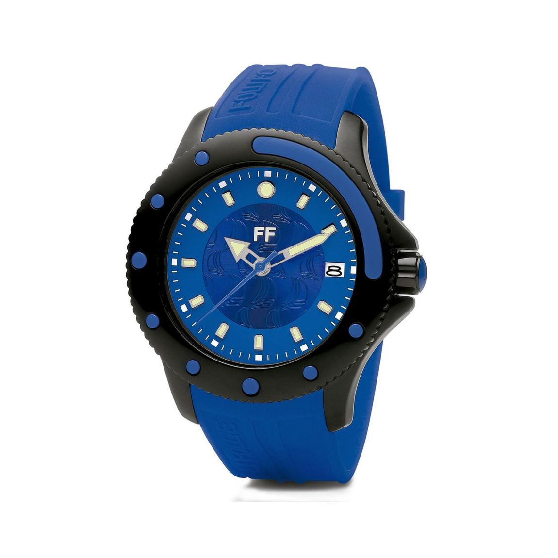 Stylish Timepiece with Comfortable Band and Date Display Wo - Blue main product photo
