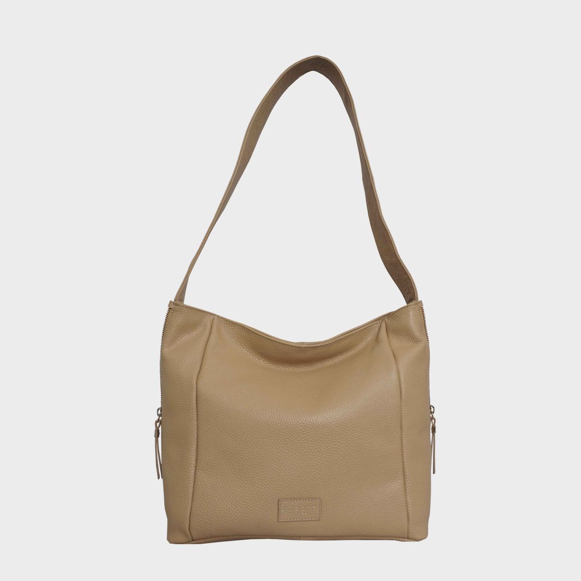 'CORTNEY' Pebble Grain Leather Slouchy Hobo Bag main product photo