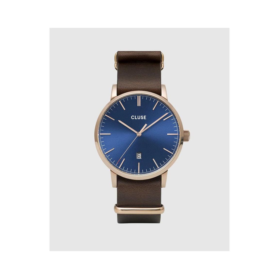 La Bohme Rose Gold Watch Dark Brown Leather Strap Wo Watches main product photo