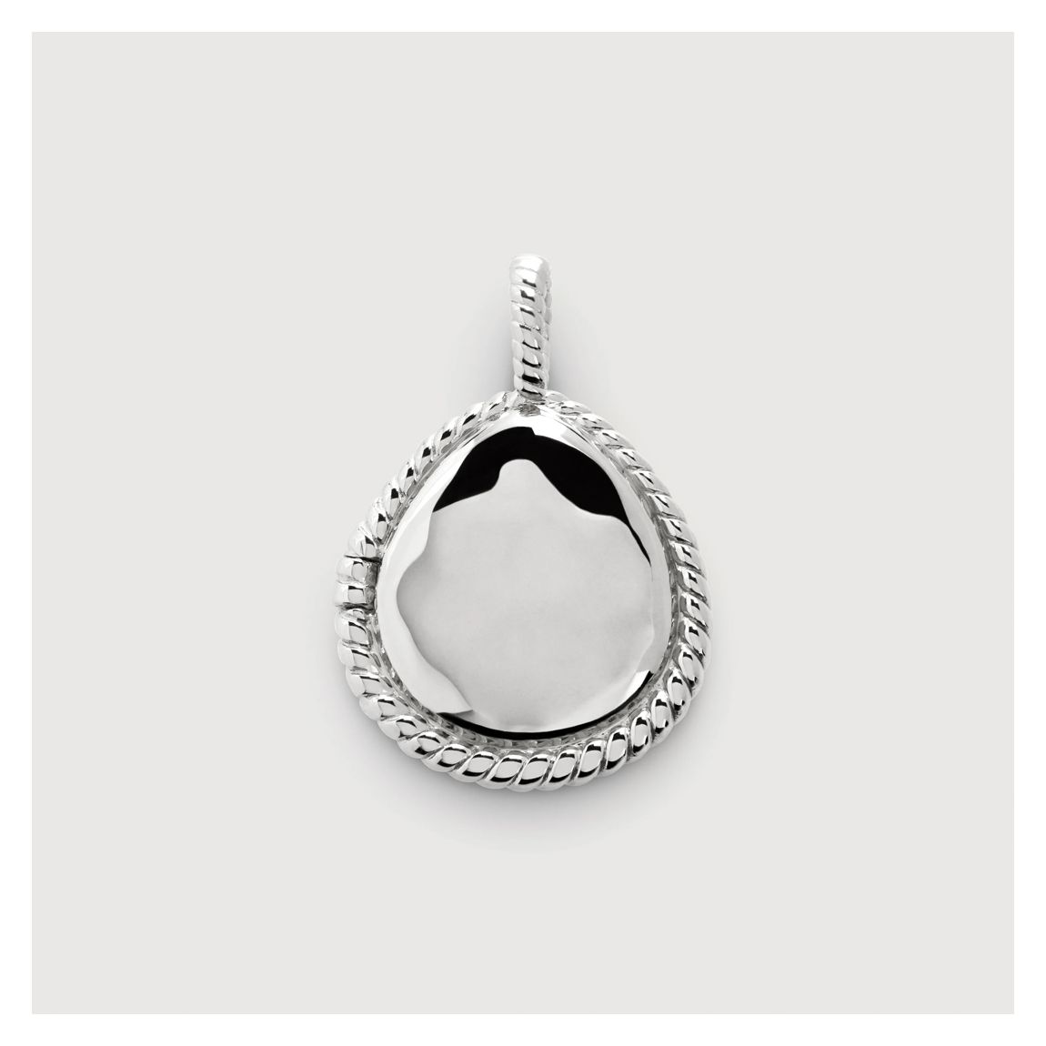 Sterling Silver Deia Twist Teardrop Locket main product photo