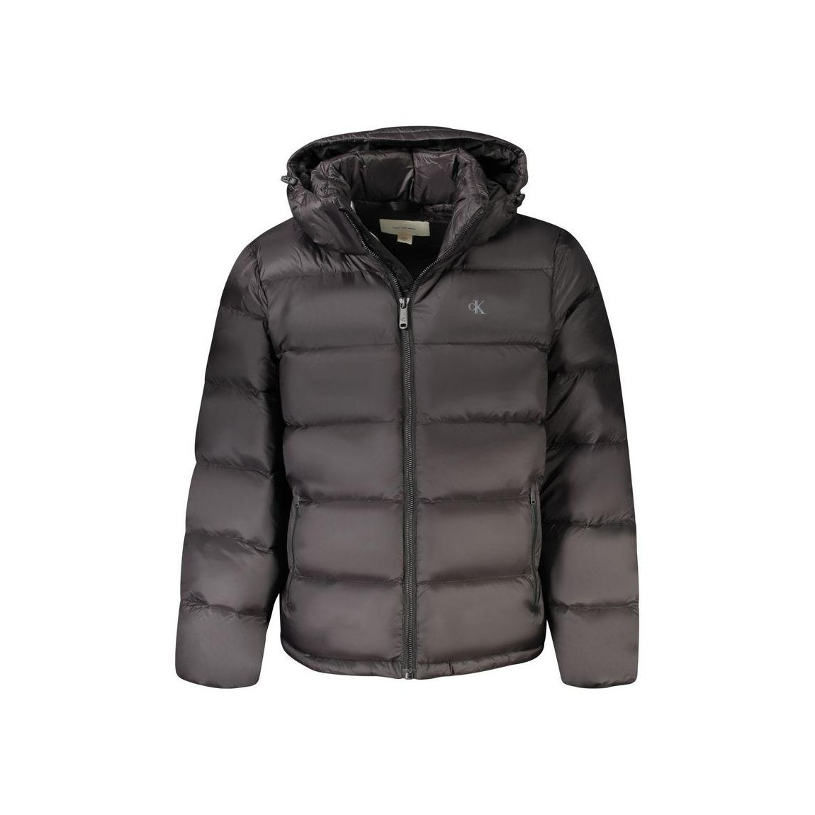 Long Sleeve Jacket with Removable Hood and Multiple Pockets - main product photo