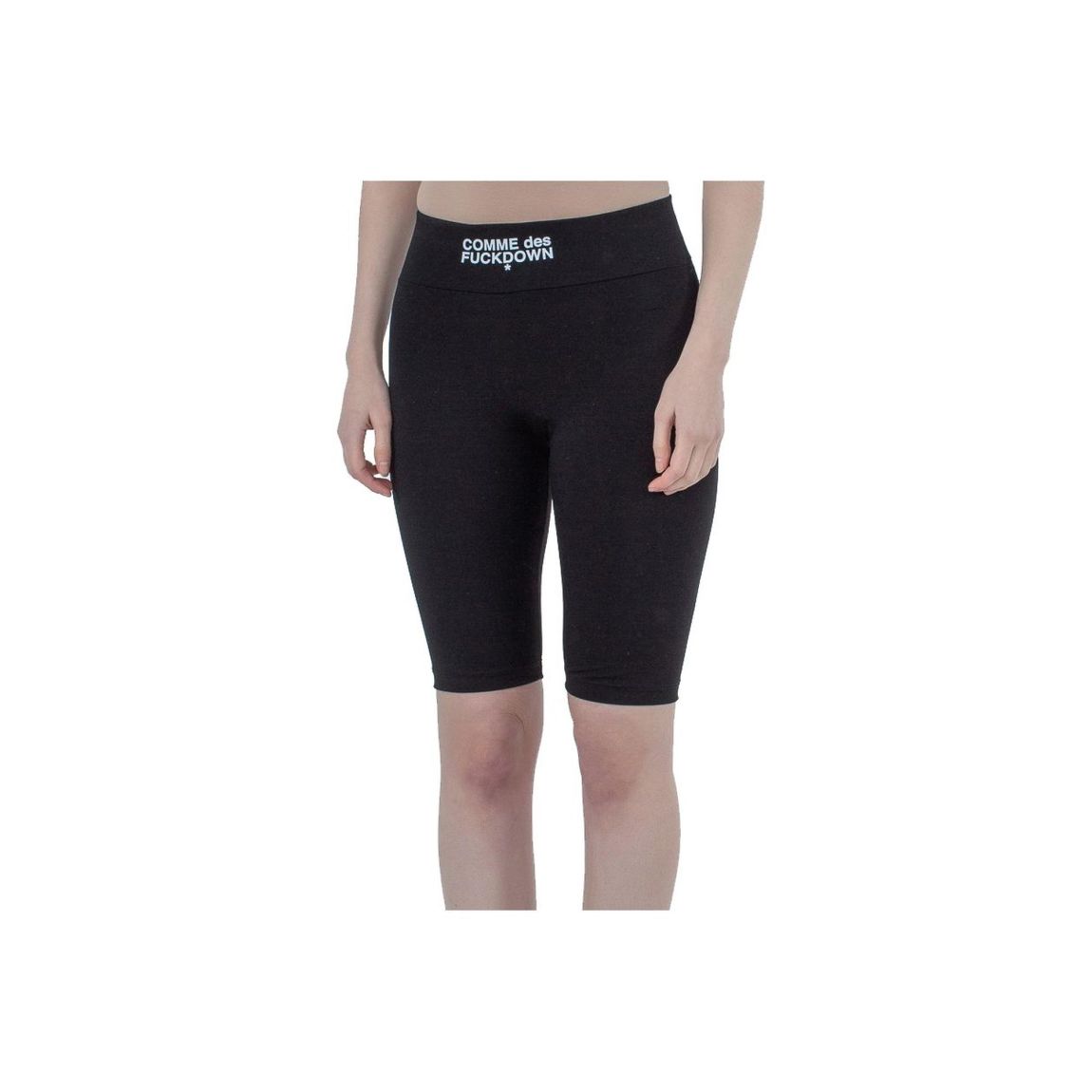 HighWaisted Bike Shorts Wo - Black Jeans main product photo