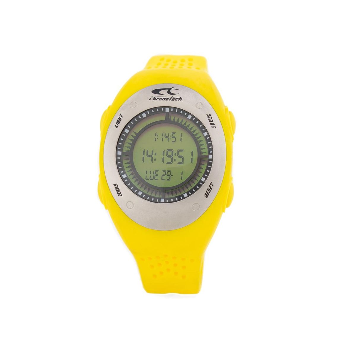Chronotech Sport Watch Digital Display Unisex - Yellow Unisex Watches main product photo