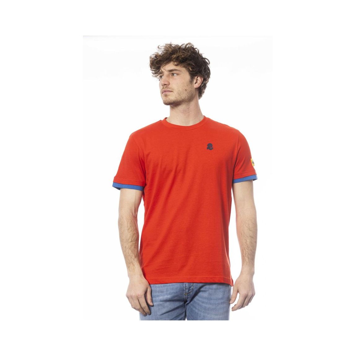 Short Sleeve Crew Neck TShirt - Red T-Shirts main product photo