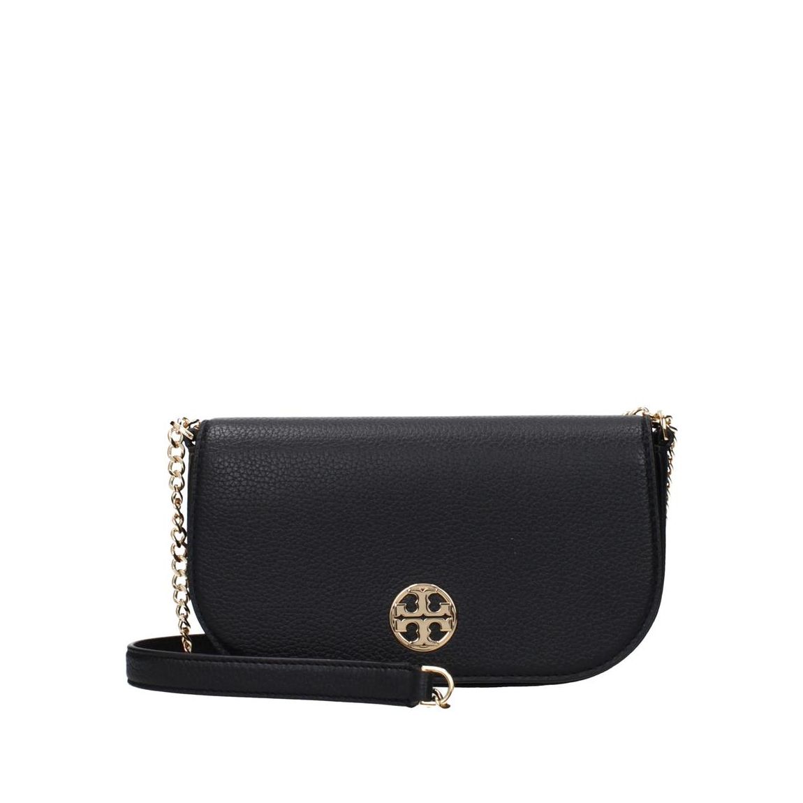 Leather Crossbody Bag with Front Logo and Magnetic Button Closure main product photo