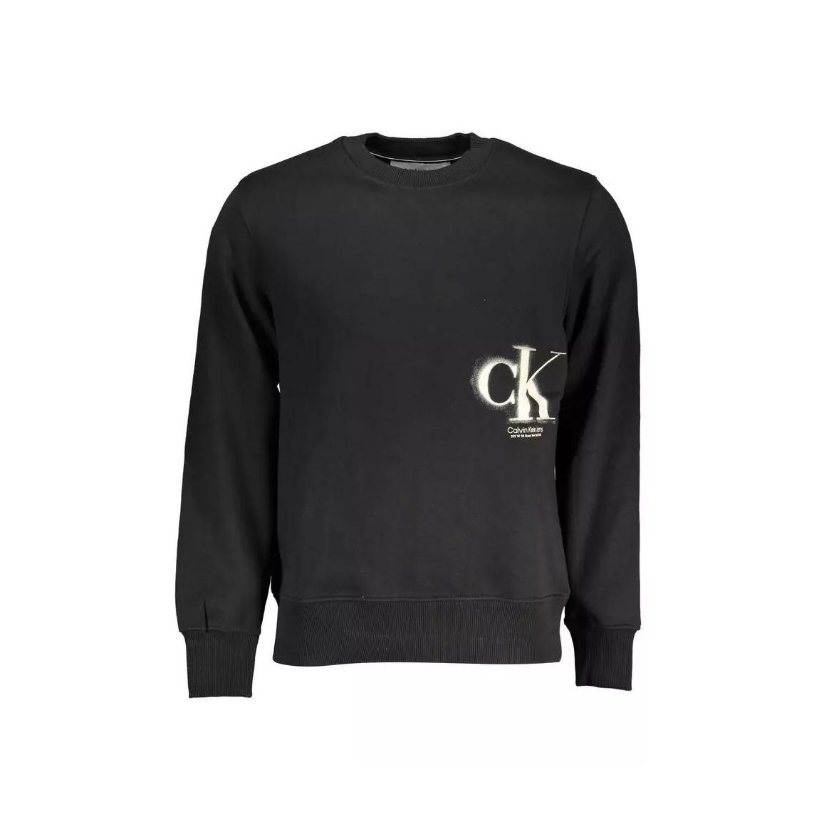 CK Logo Sweatshirt Spray Paint Design - Black Sweaters main product photo