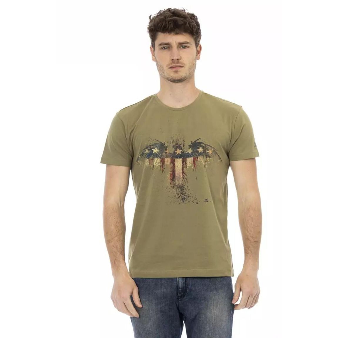 Eagle Graphic Tee Short Sleeve Crew Neck - Green T-Shirts main product photo