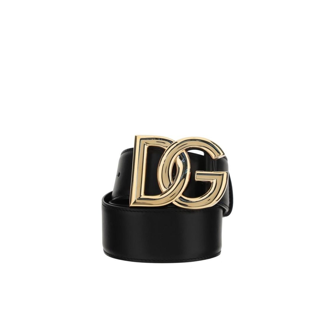 DG Buckle Leather Belt Wo - Black main product photo