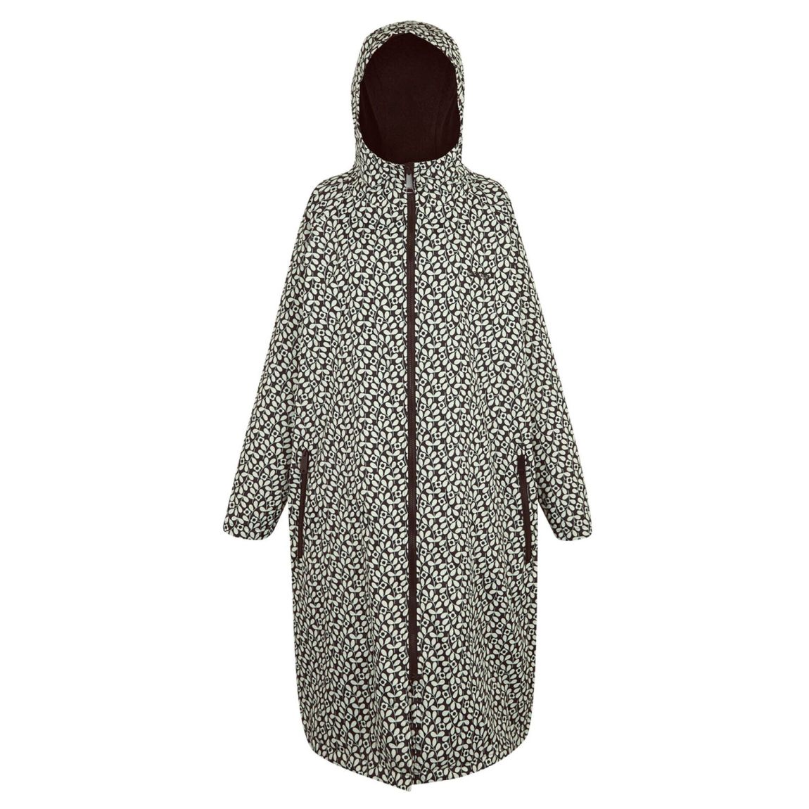 Womens/Ladies Orla Kiely Jasmine Flower Changing Robe Black main product photo