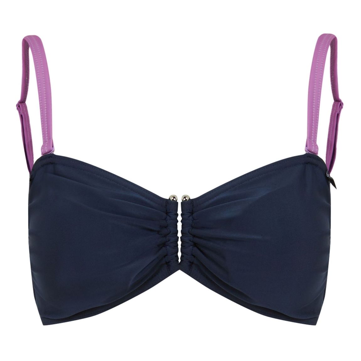 Bikini Top Aceana III Polyester Navy/Radiant Orchid main product photo