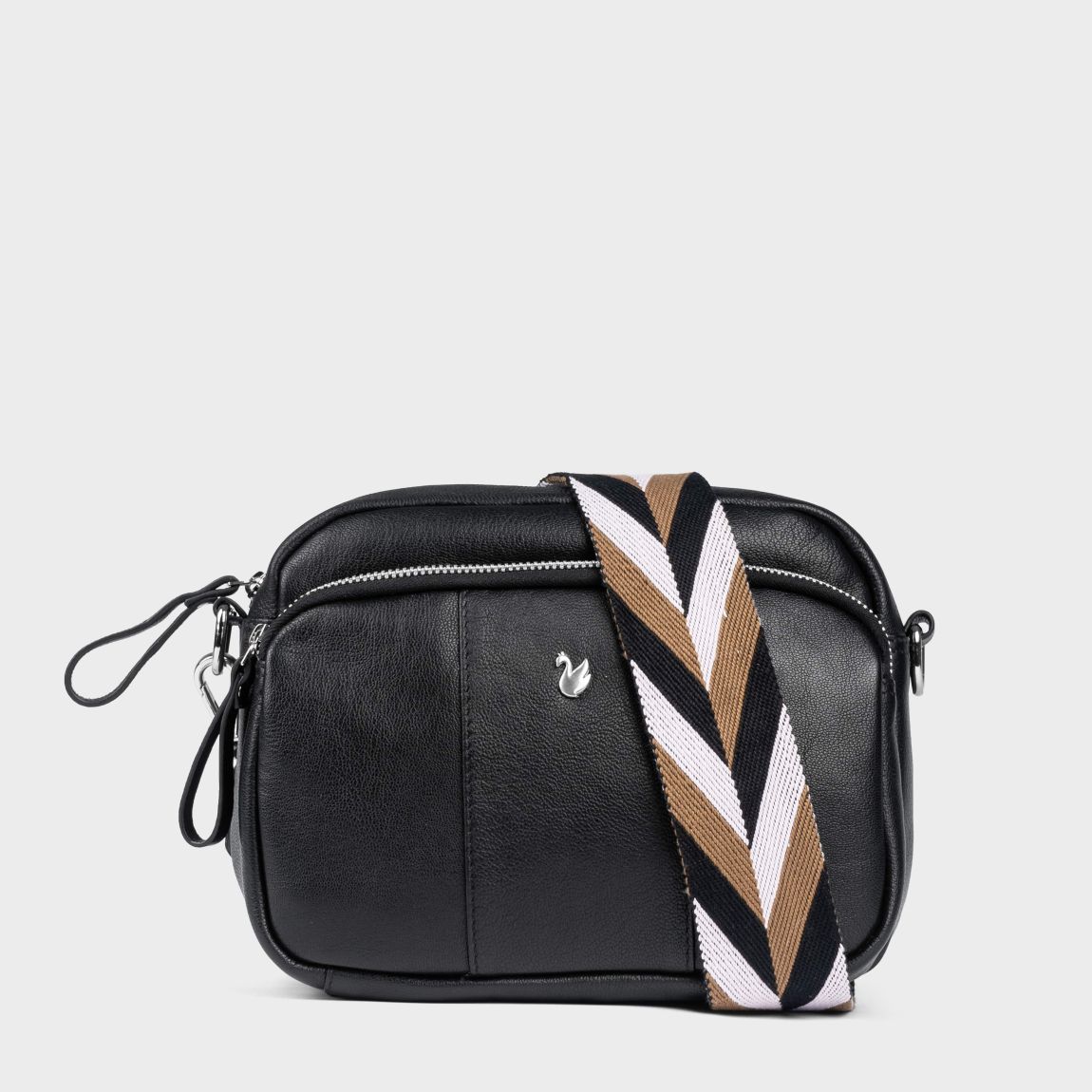 KEW' Soft Nappa Full Grain Real Leather Crossbody Bag main product photo