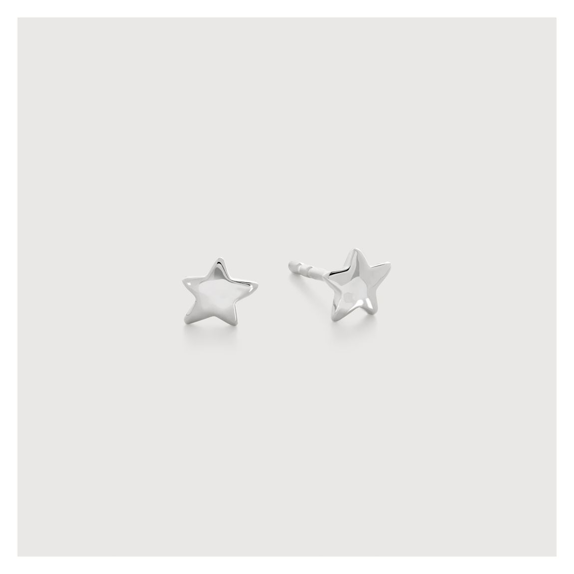 Sterling Silver Star Stud Earrings main product photo